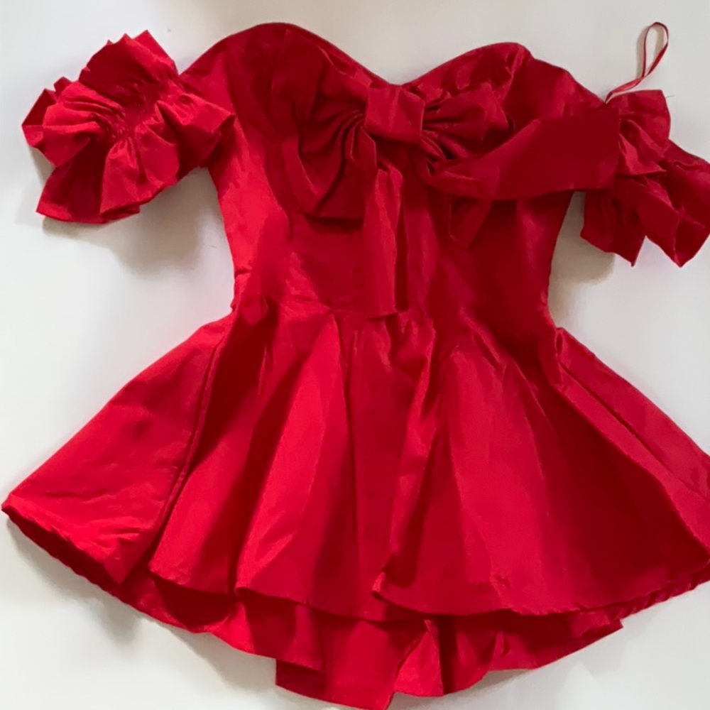 Fancy Red Rose Blouse
